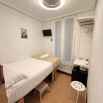 Escritorio de la habitación individual en Pensión Santa Clara San Sebastián Donostia